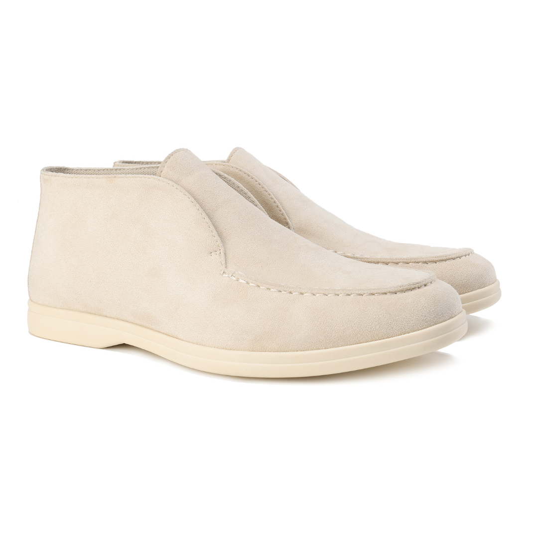 Hoge Suede Loafers