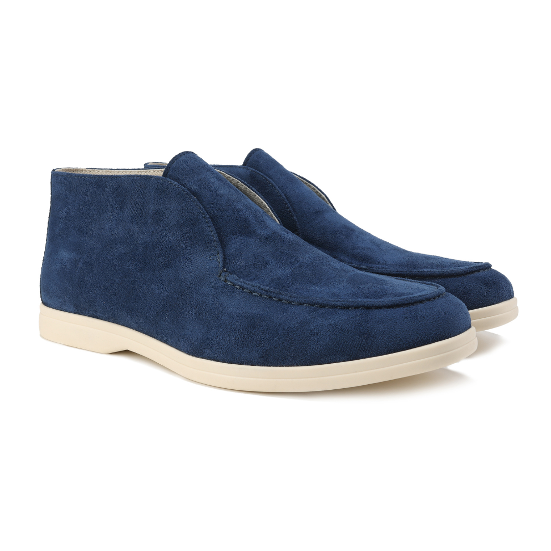 Hoge Suede Loafers