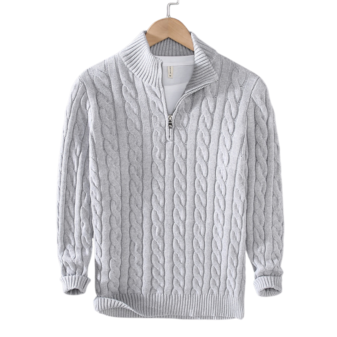 Vincent | Gebreide Half Zip