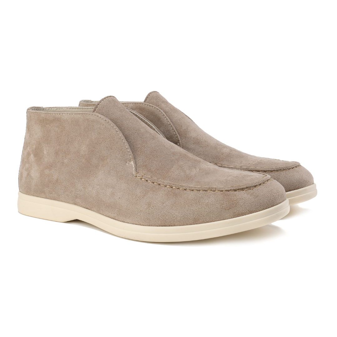 Hoge Suede Loafers