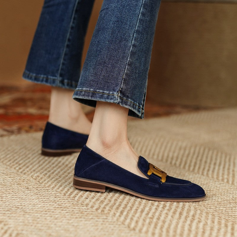 Suede Loafers