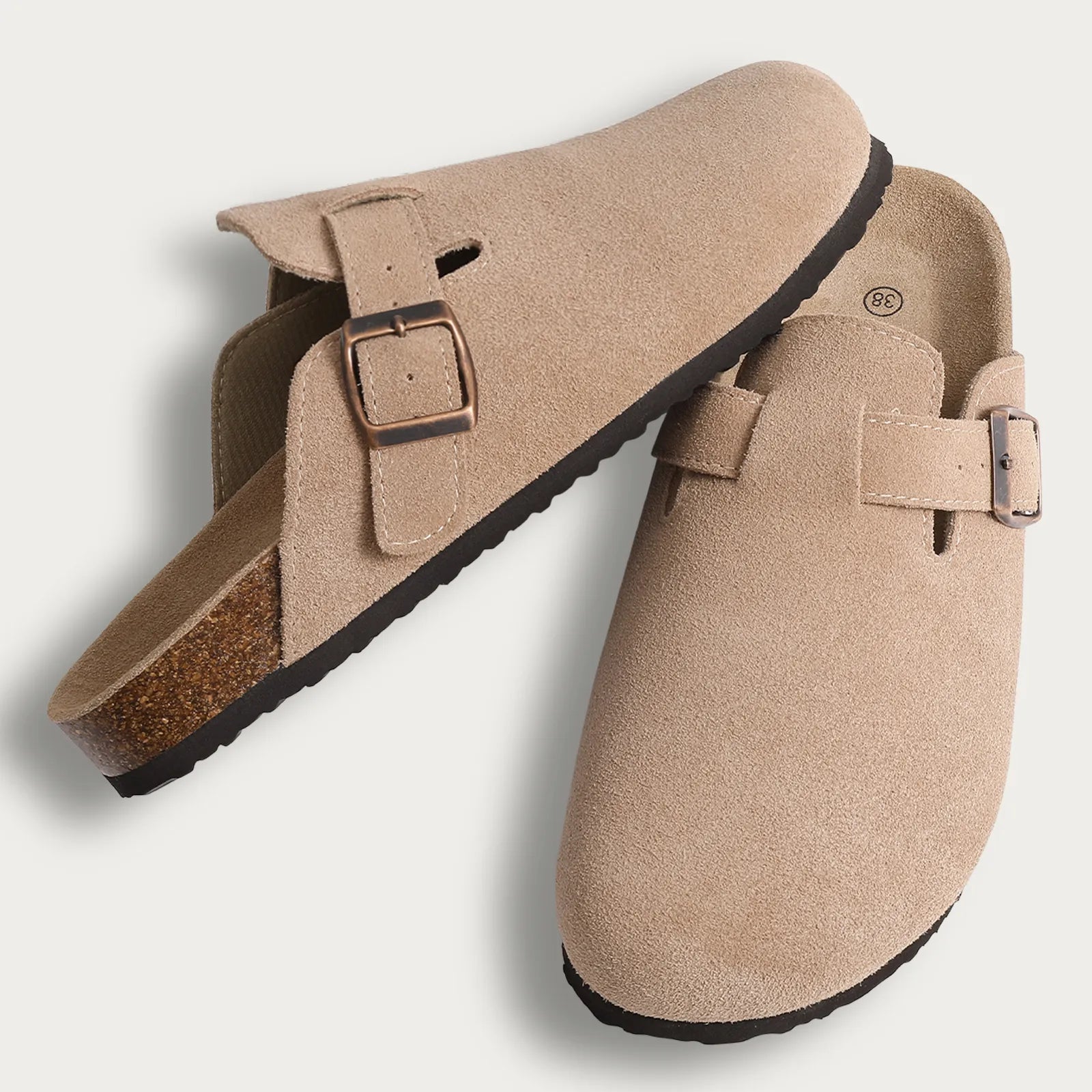 Suede Clogs